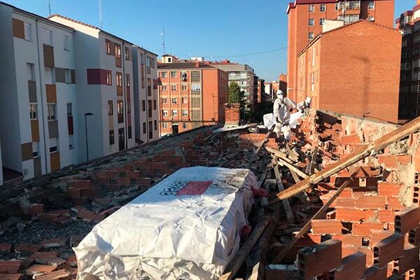 encapsulación de uralita en big-bags en valladolid